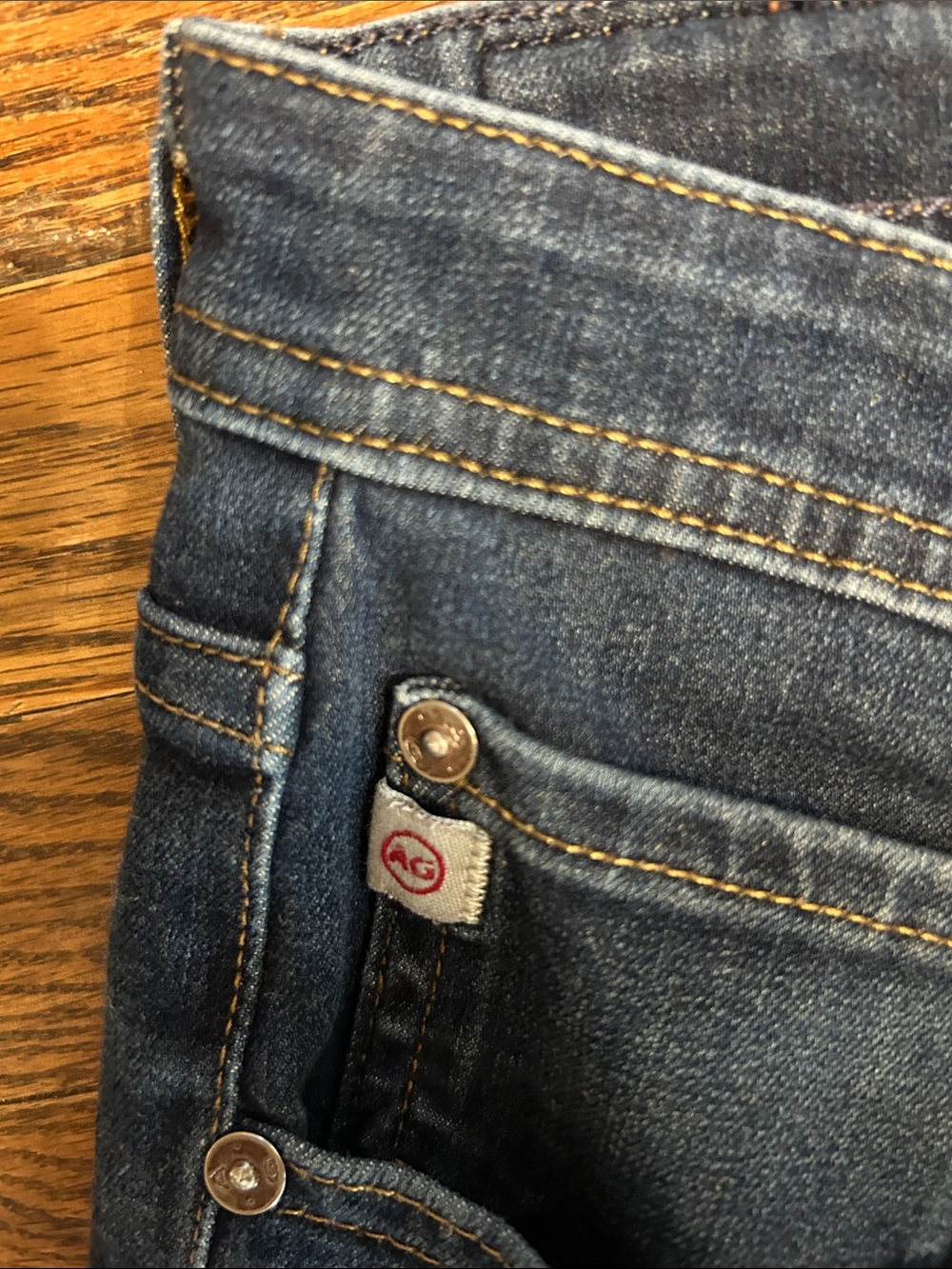 Ag Adriano Goldschmied Men’s Slim Dark Blue Jeans - Picture 2 of 12